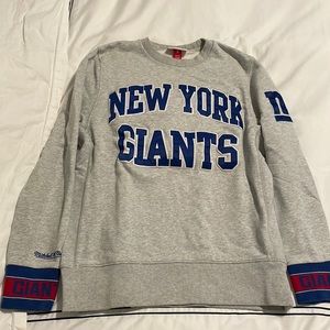 Mitchell & Ness NY Giants Crewneck Pullover